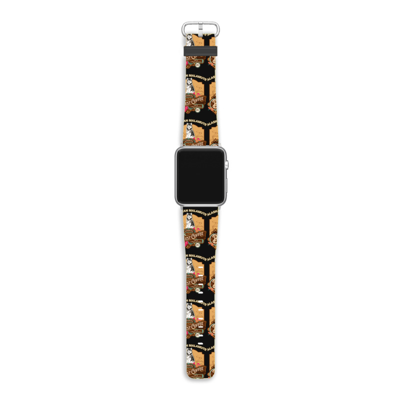 Alaskan Malamute Best Coffee - Dog Owner Coffee Lover Gifts Apple Watch Band | Artistshot