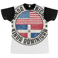 American Dominican Usa Dominican Republic Flag T Shirt Graphic T-shirt | Artistshot