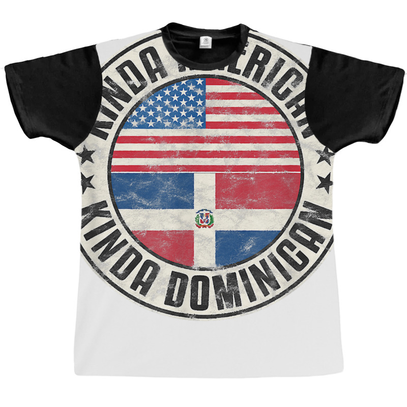 American Dominican Usa Dominican Republic Flag T Shirt Graphic T-shirt by darrene68stu | Artistshot