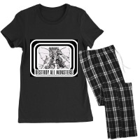 King Ghidorah Vs Anguirus Women's Pajamas Set | Artistshot