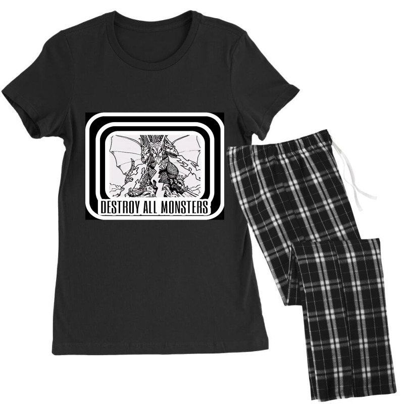 King Ghidorah Vs Anguirus Women's Pajamas Set by hawksreminds130 | Artistshot