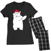 Limited Edition Dabbing Polar Bear Santa Hat Christmas Hat Polar Bear Women's Pajamas Set | Artistshot