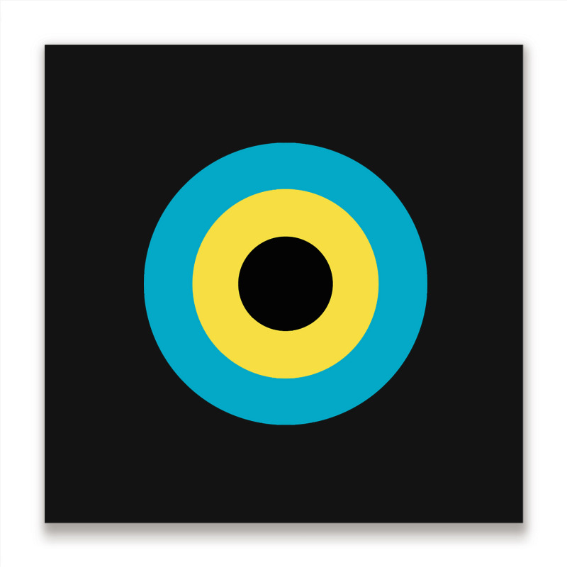 Bahamas Air Force Roundel Metal Print Square | Artistshot