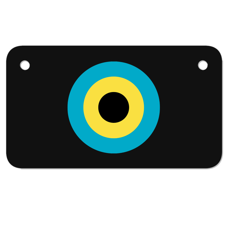 Bahamas Air Force Roundel Motorcycle License Plate | Artistshot