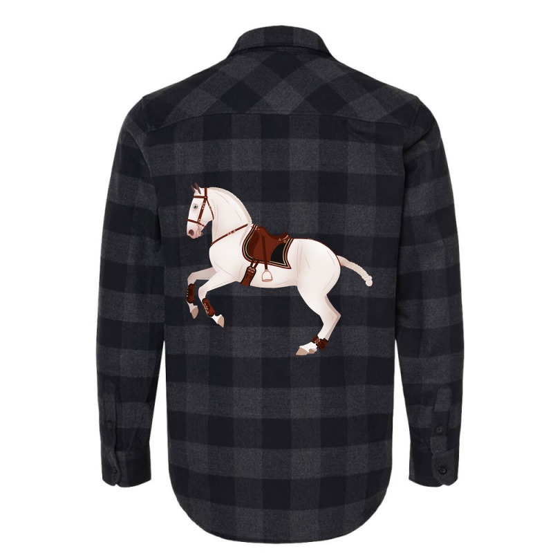 Baroque Andalusian Horse - Equine Rampaige Flannel Shirt | Artistshot