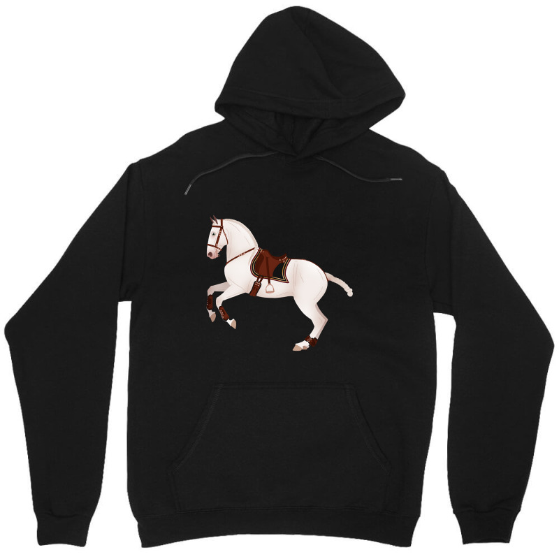 Baroque Andalusian Horse - Equine Rampaige Unisex Hoodie | Artistshot