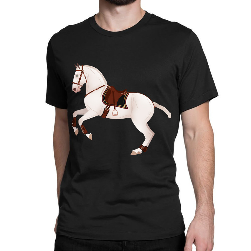 Baroque Andalusian Horse - Equine Rampaige Classic T-shirt | Artistshot