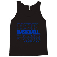 Baseball Kentucky In Modern Stacked Lettering Tank Top | Artistshot