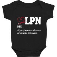 Licensed Practical Nurse Definition Lpn Appreciation Baby Bodysuit | Artistshot