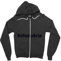 Albania Hashtag-ibqjl Zipper Hoodie | Artistshot