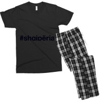 Albania Hashtag-ibqjl Men's T-shirt Pajama Set | Artistshot