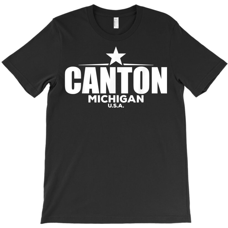 Canton Michigan Retro Vintage T Shirt T-shirt | Artistshot