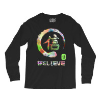 Believe Japanese Kanji Word Symbol Enso Circle 10 Long Sleeve Shirts | Artistshot