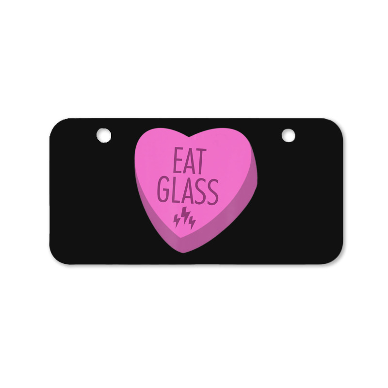 Trending Eat Glass Candy Heart Valentine's Bicycle License Plate | Artistshot