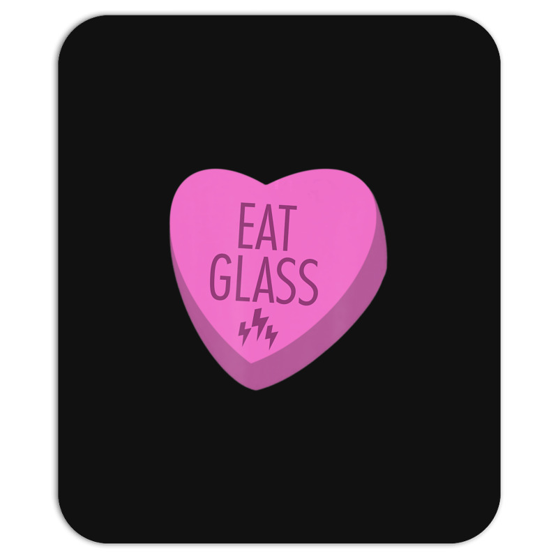 Trending Eat Glass Candy Heart Valentine's Mousepad | Artistshot