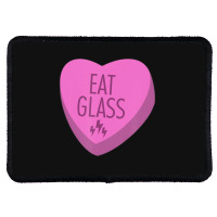 Trending Eat Glass Candy Heart Valentine's Rectangle Patch | Artistshot