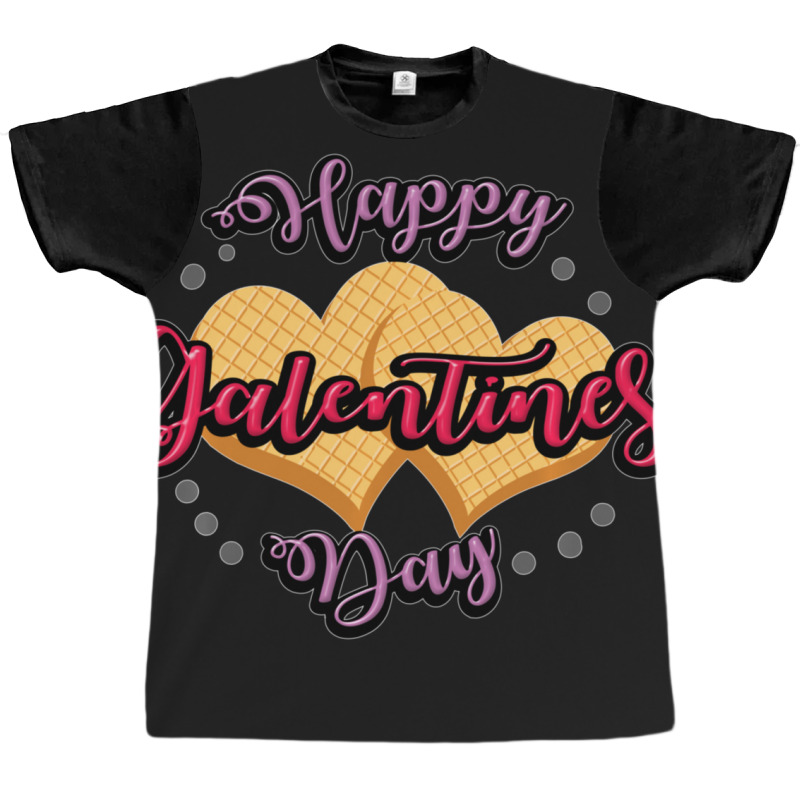 Limited Edition Galentine With Waffles And Girls Happy Galentines Day Graphic T-shirt | Artistshot