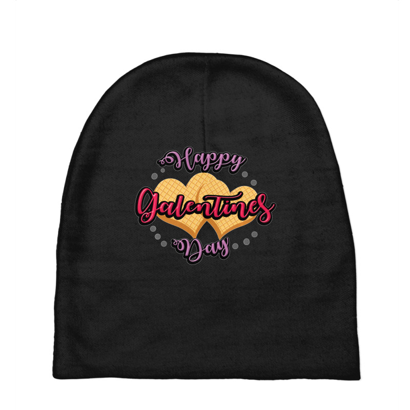 Limited Edition Galentine With Waffles And Girls Happy Galentines Day Baby Beanies | Artistshot