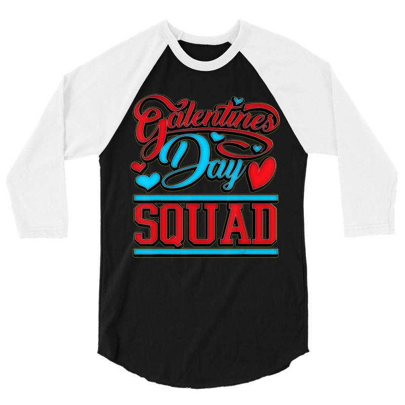 Limited Edition Galentines Day Squad All Women Valentines Day 3/4 Sleeve Shirt by Karyn Love | Artistshot