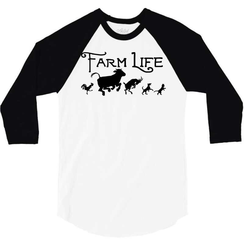 Farm Life Animal 3/4 Sleeve Shirt by indahsari | Artistshot