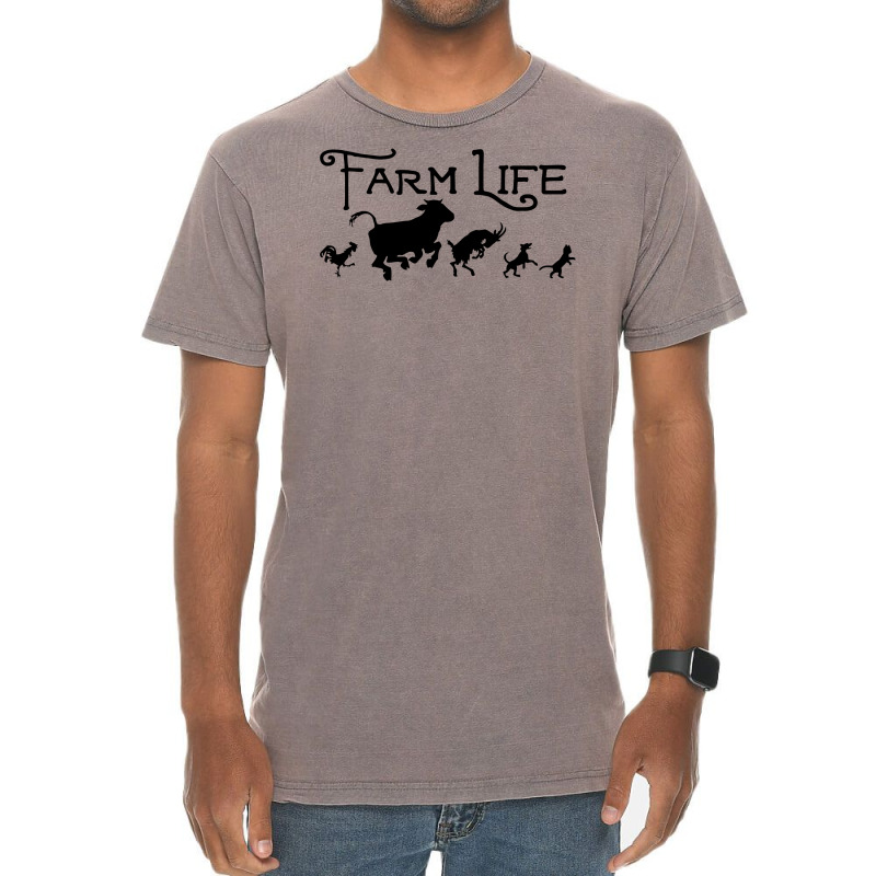 Farm Life Animal Vintage T-Shirt by indahsari | Artistshot