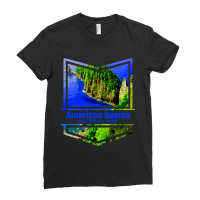 American Samoa National Park Adventure Ladies Fitted T-shirt | Artistshot