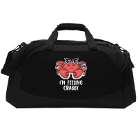 I'm Feeling Crabby Cute Kawaii Active Duffel | Artistshot