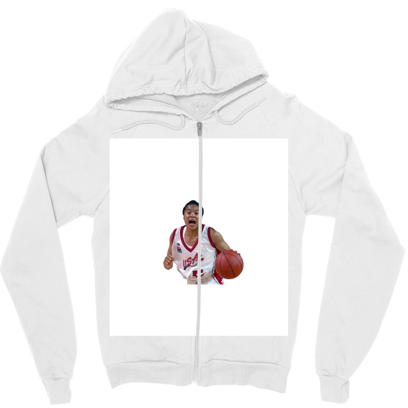 Dawn Staley Sleeveless Top Zipper Hoodie by PENNYMALONE | Artistshot