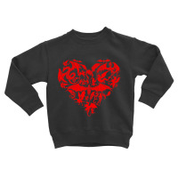 Funny Dragon Heart Valentine Day Animals Dragon Lover Toddler Sweatshirt | Artistshot