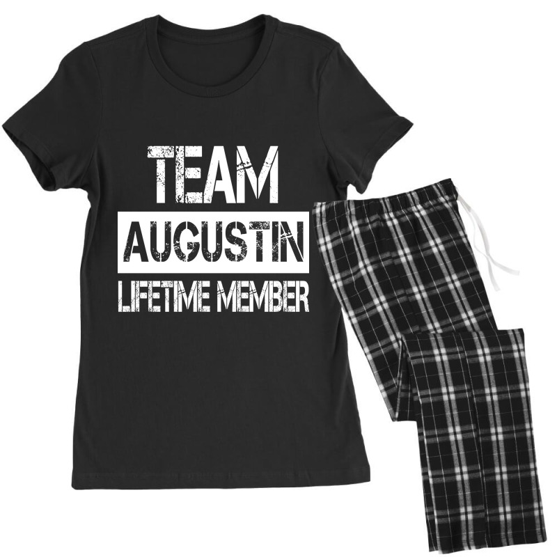 Augustin Name Team Augustin Lifetime Member Women's Pajamas Set by jauntdemant049 | Artistshot