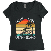 Bear Lake Utah Idaho Sunset Women's Triblend Scoop T-shirt | Artistshot