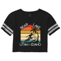 Bear Lake Utah Idaho Sunset Scorecard Crop Tee | Artistshot