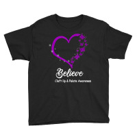 Believe Cleft Lip & Palate Awareness Butterflies Vintage T Shirt Youth Tee | Artistshot