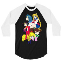 All Sailor Senshi 3/4 Sleeve Shirt | Artistshot