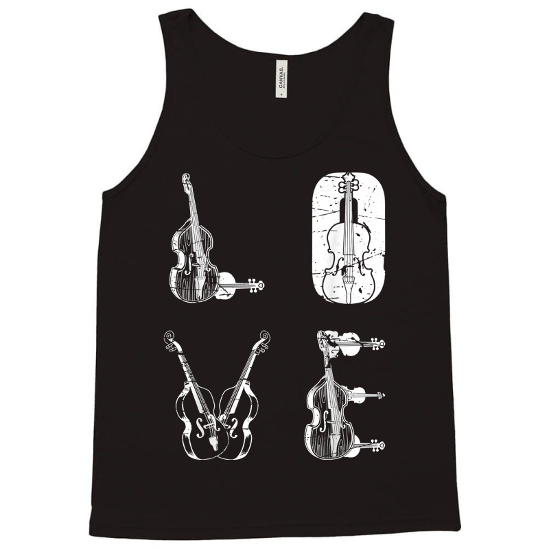 Double Bass Love Double Bass Contrabass Double Bass Lover T Shirt Tank Top by sheritl9tl | Artistshot