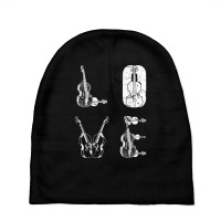 Double Bass Love Double Bass Contrabass Double Bass Lover T Shirt Baby Beanies | Artistshot