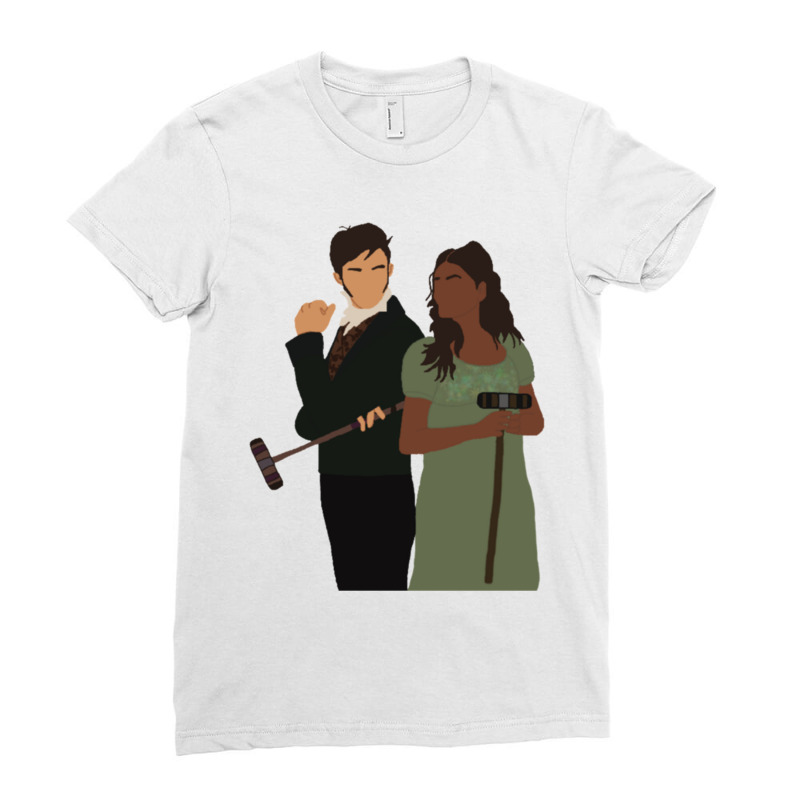 Anthony And Kate Ladies Fitted T-Shirt by RONALDPOYNTER | Artistshot