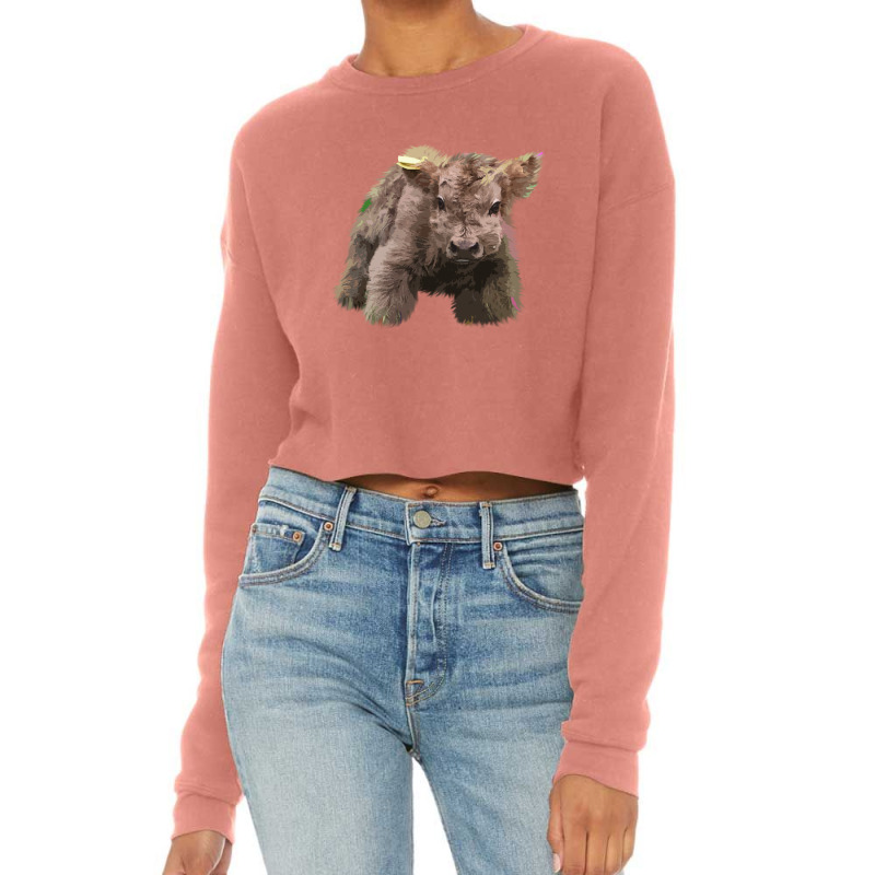 Cute Cow Farm Animals Cropped Sweater by hoainv | Artistshot