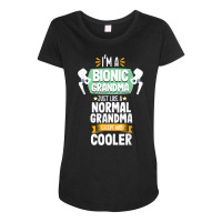 Bionic Grandma Funny Hip Replacement Surgery Recovery T Shirt Maternity Scoop Neck T-shirt | Artistshot