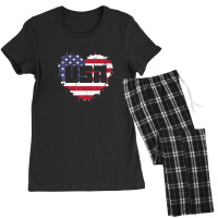 Usa America Is Love Women's Pajamas Set | Artistshot