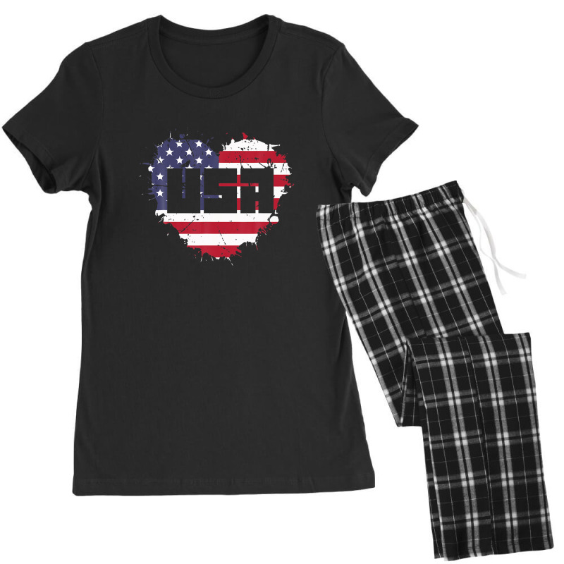 Usa America Is Love Women's Pajamas Set by kaciacindz6 | Artistshot