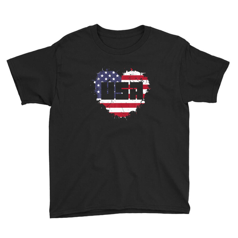 Usa America Is Love Youth Tee by kaciacindz6 | Artistshot