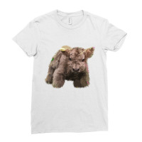 Cute Cow Farm Animals Ladies Fitted T-shirt | Artistshot