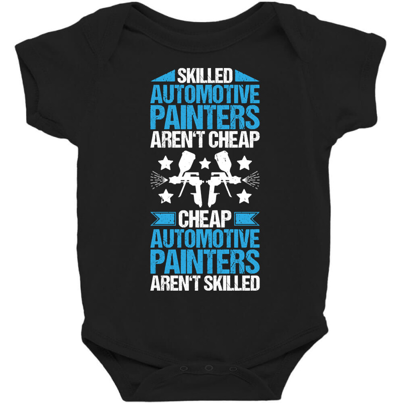 Automotive Painter Car Painter Vehicle Painter-6qb1f Baby Bodysuit by fencevaudeville14 | Artistshot