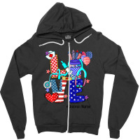 Love Dialysis Nurse Stethoscope Fireworks Usa Flag 4th Of Zipper Hoodie | Artistshot