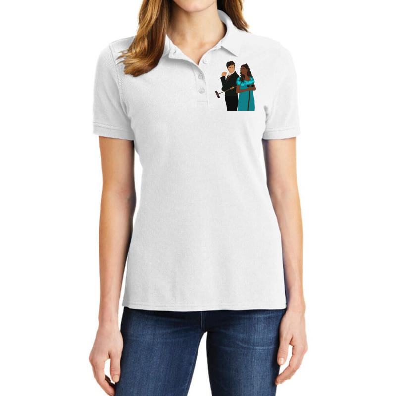 Anthony And Kate Recolored Ladies Polo Shirt by RONALDPOYNTER | Artistshot