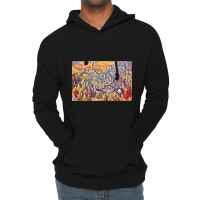 Eagle Flying Over Forest Colorful Painting-gm3s0 Lightweight Hoodie | Artistshot