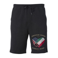 Hot Trend American Grown Kuwaiti Heart Love Kuwait Flag Fleece Short | Artistshot