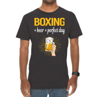 Beer Perfect Day Boxing Vintage T-shirt | Artistshot