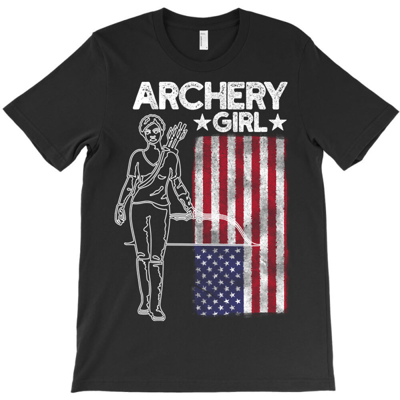 Archery Girl Usa Patriotic T-shirt | Artistshot